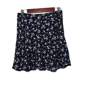 Hollister Mini Skirt Large Ultra High Rise Floral 90s Style Ditzy Casual Retro
